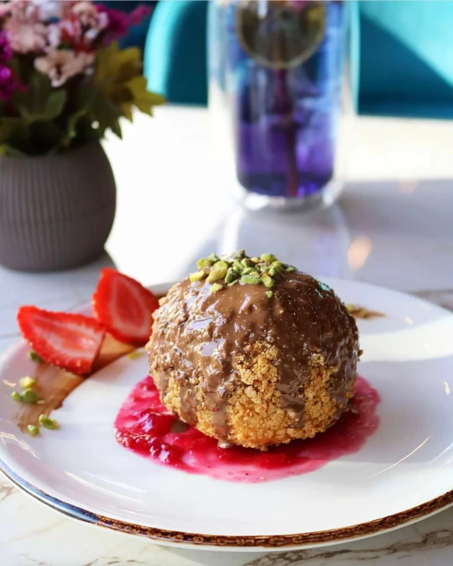 Kızarmış dondurma 