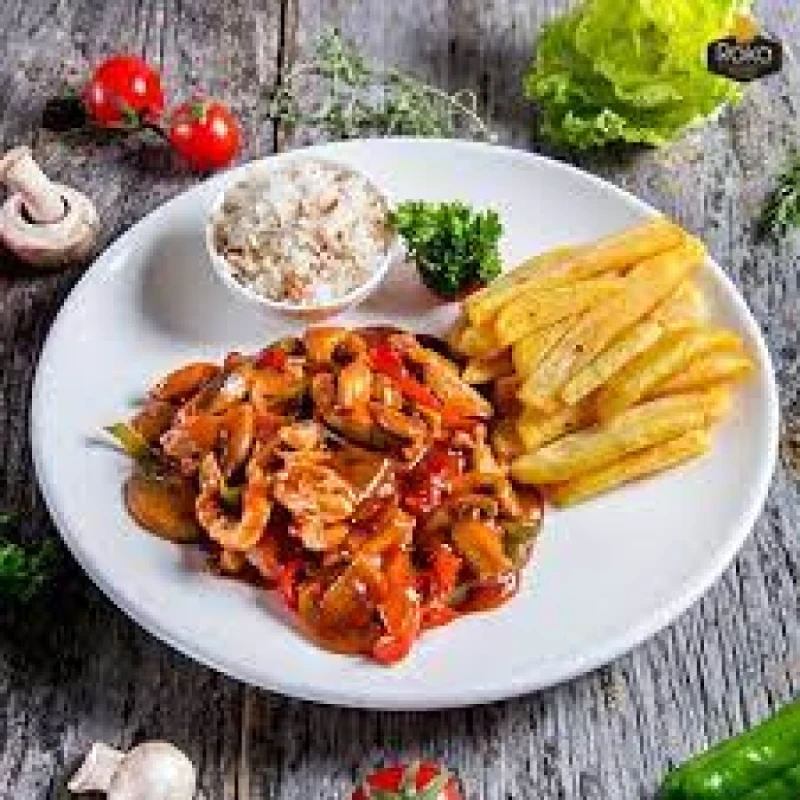 bbq soslu tavuk