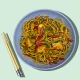 Karidesli Noodle