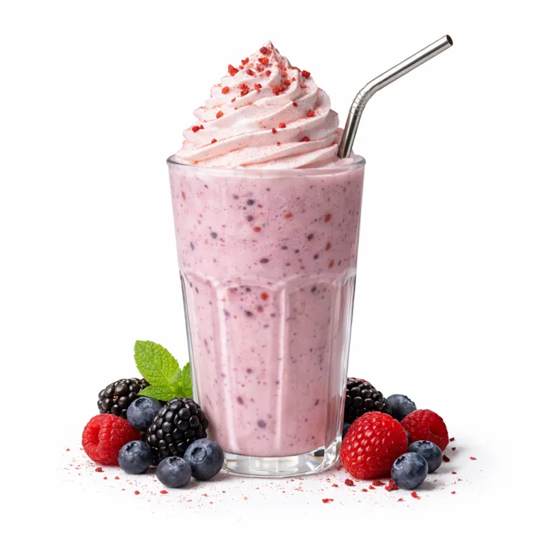 Kırmızı Orman Meyve Milkshake