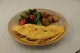 PATATESLİ KAŞARLI KARAMELİZE SOĞANLI OMLET