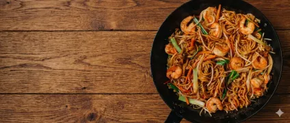 KARİDESLİ NOODLE ÇEŞİTLERİ 