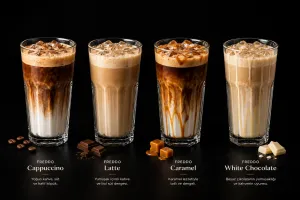 FREDO SERIES Espresso bazlı premium soğuk kahveler. Kadifemsi köpük, dengeli aroma.